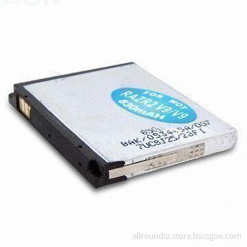 Li-ion Motorola Internal Mobile Battery for V9/RAZR2 with BAK Battery Cell
